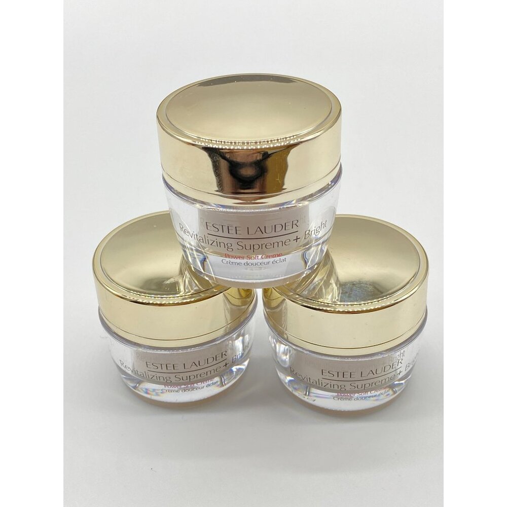 3 Estée Lauder Revitalizing Supreme + Bright Power Soft Creme 0.5 oz/15ml